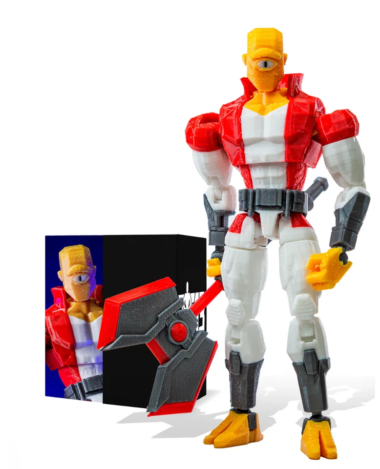 High-quality 3D printed model