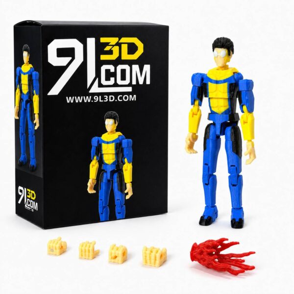 9L3D Vintage Defender Articulated Collectible Toy