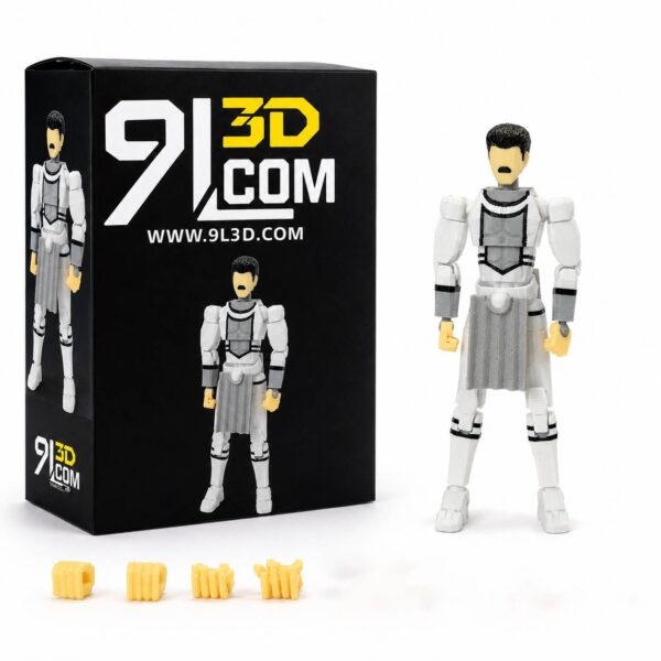 9L3D Bearded Guardian Articulated Collectible Toy