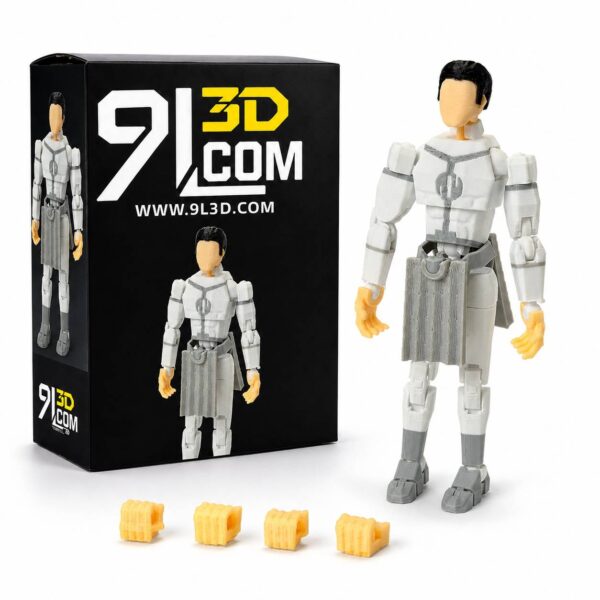 9L3D Young Cosmic Warrior Articulated Collectible Toy