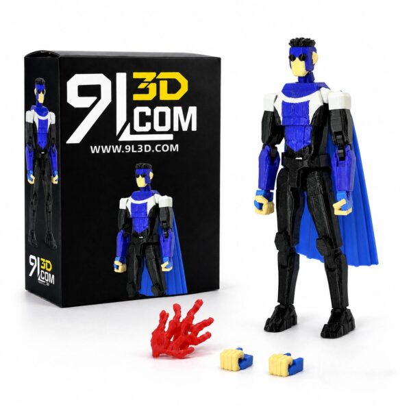 9L3D Fallen Empire Guardian Action Figure – 3D Printed Toy