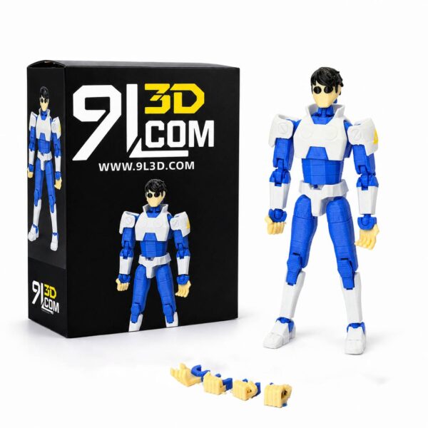 9L3D Starforce Guardian Action Figure – 3D Printed Toy